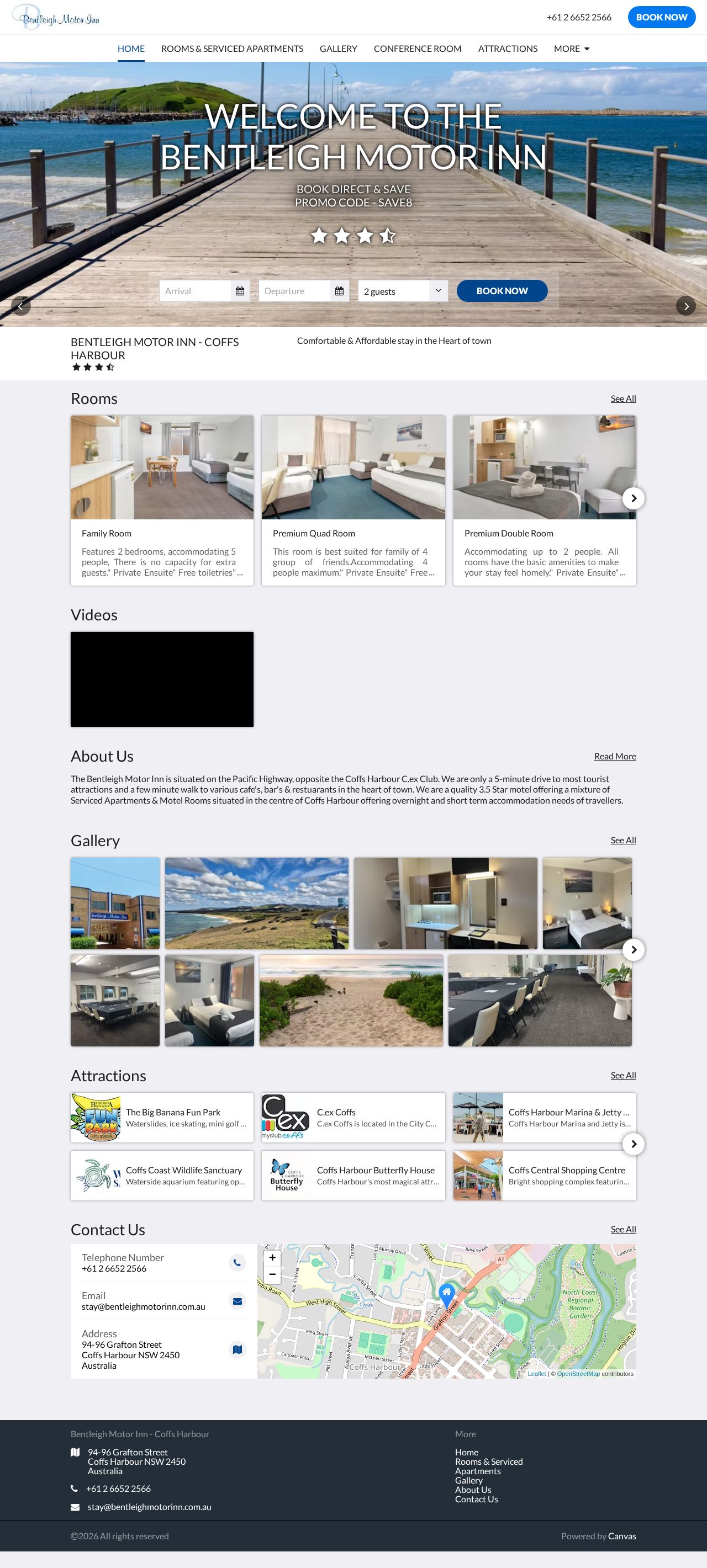 Bentleigh Motor Inn website