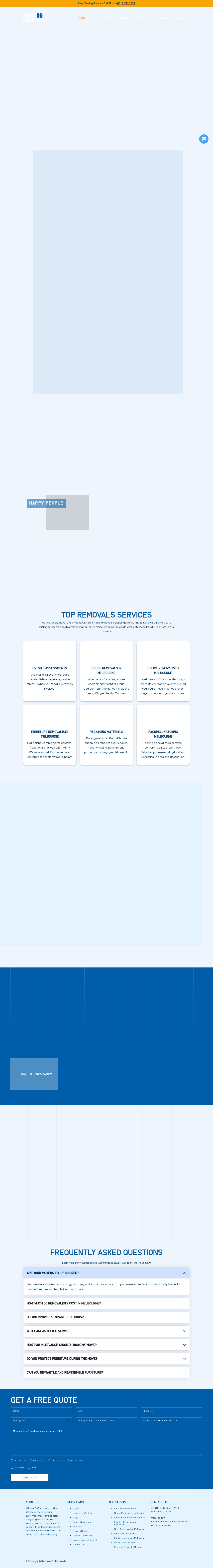 Move On Removalists Melbourne website