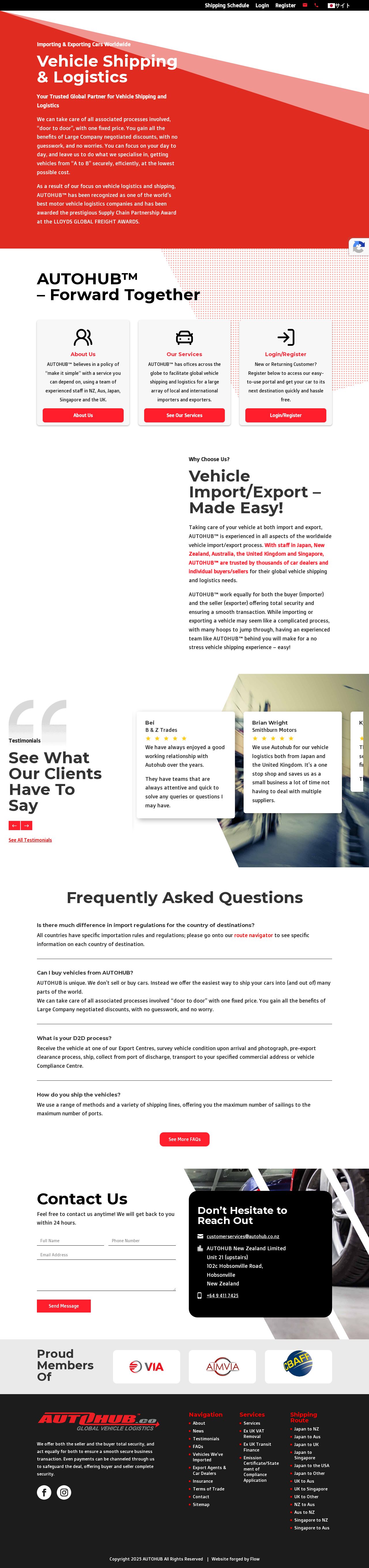 Autohub website