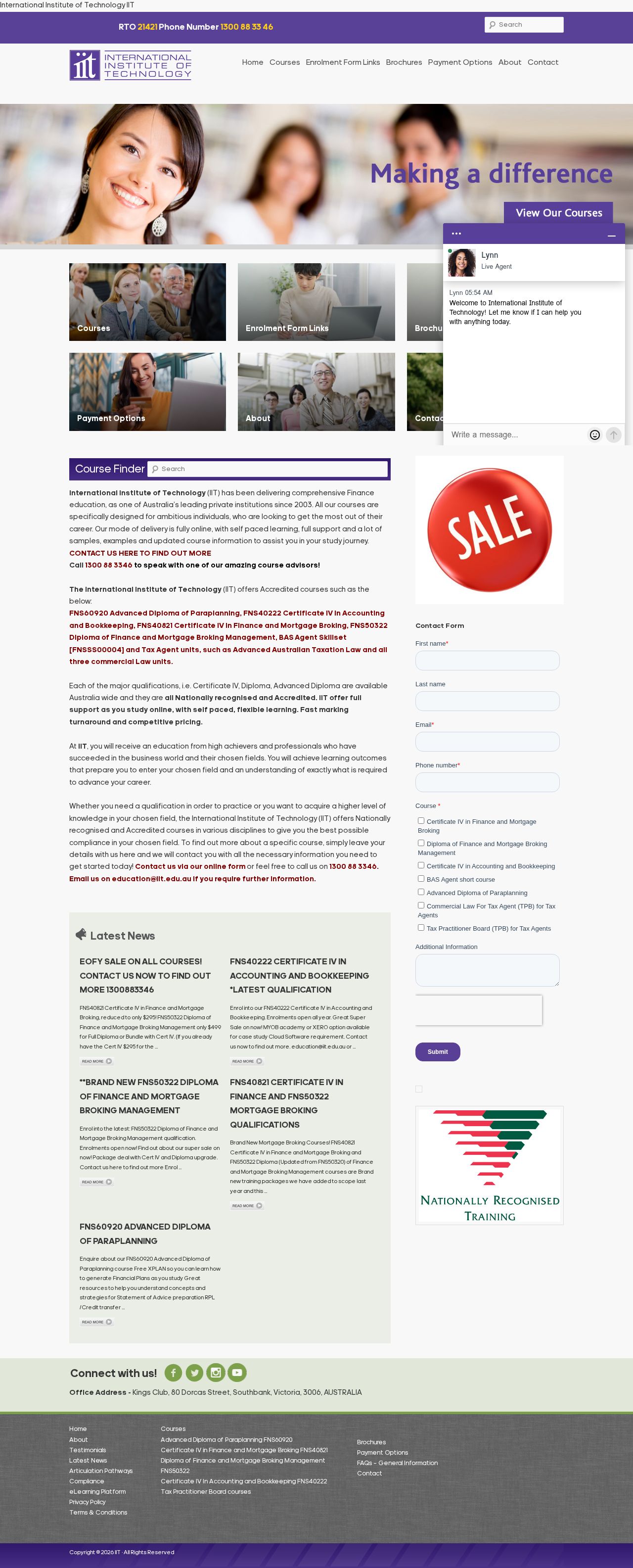 International Institute of Technology website