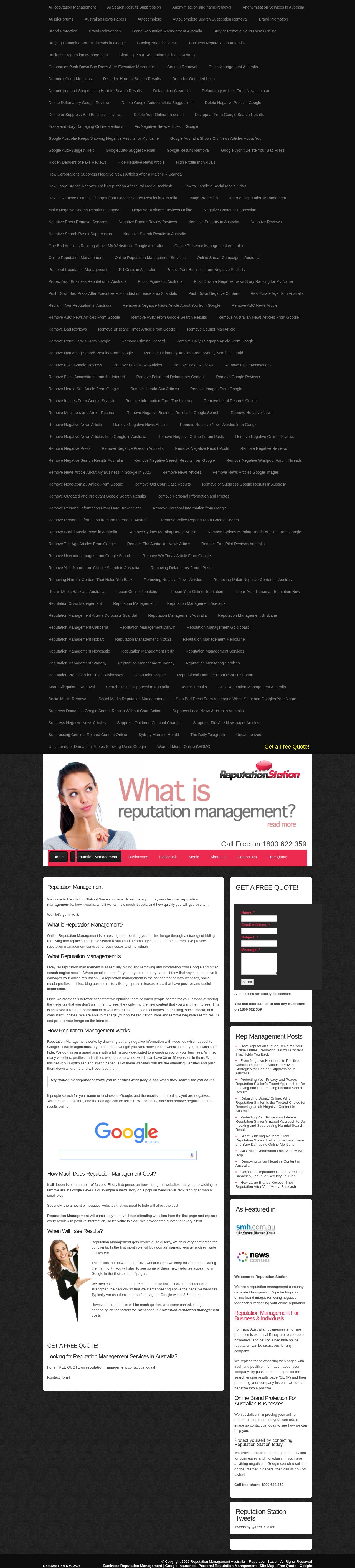 Reputation Station website