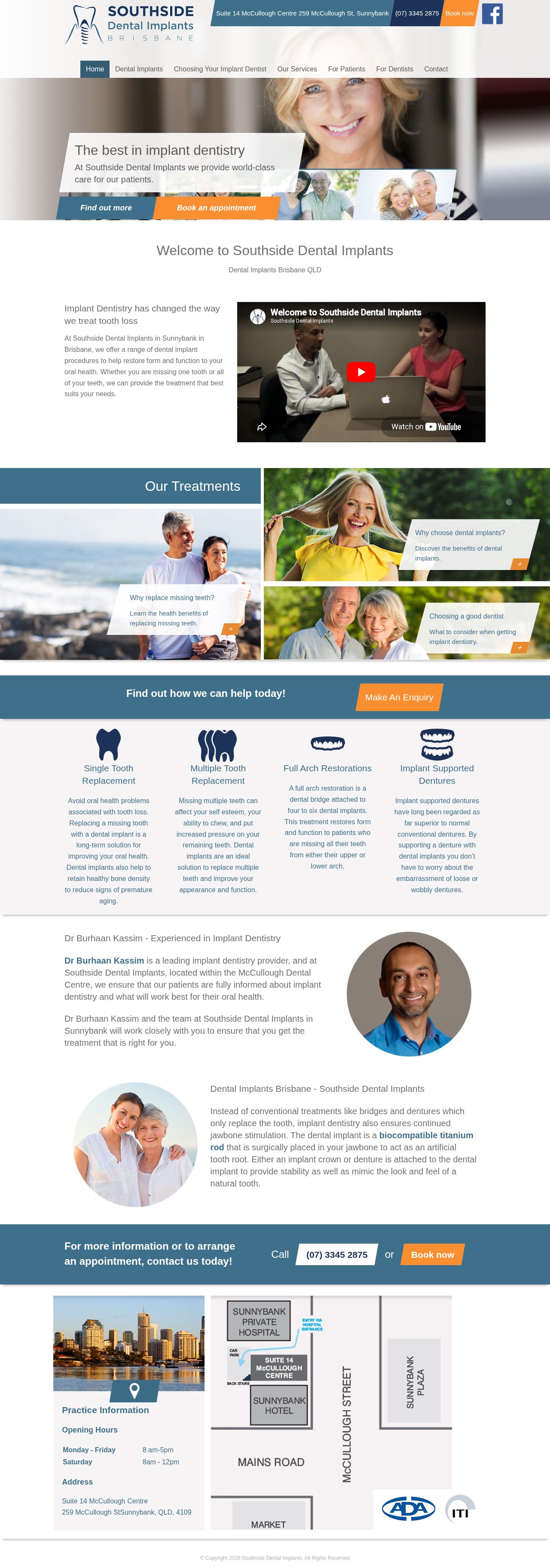 Southside Dental Implant website