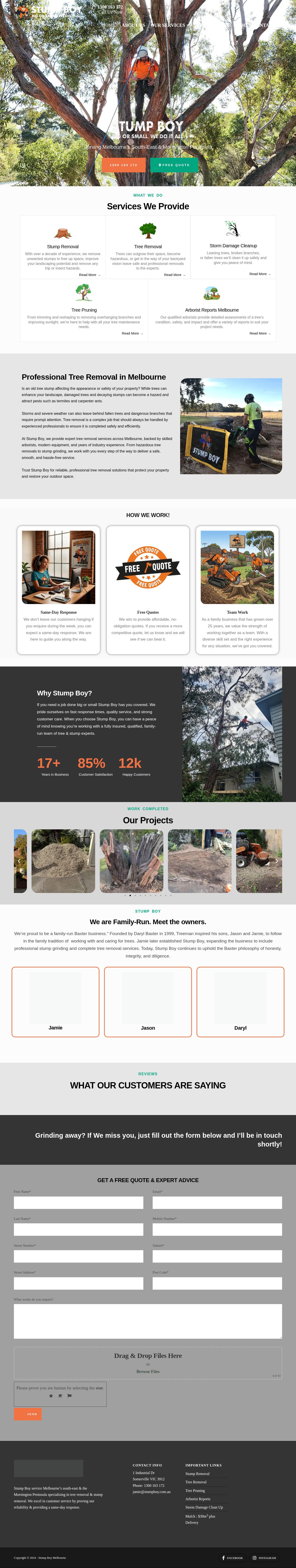 Stumpboy Melbourne Pty Ltd website