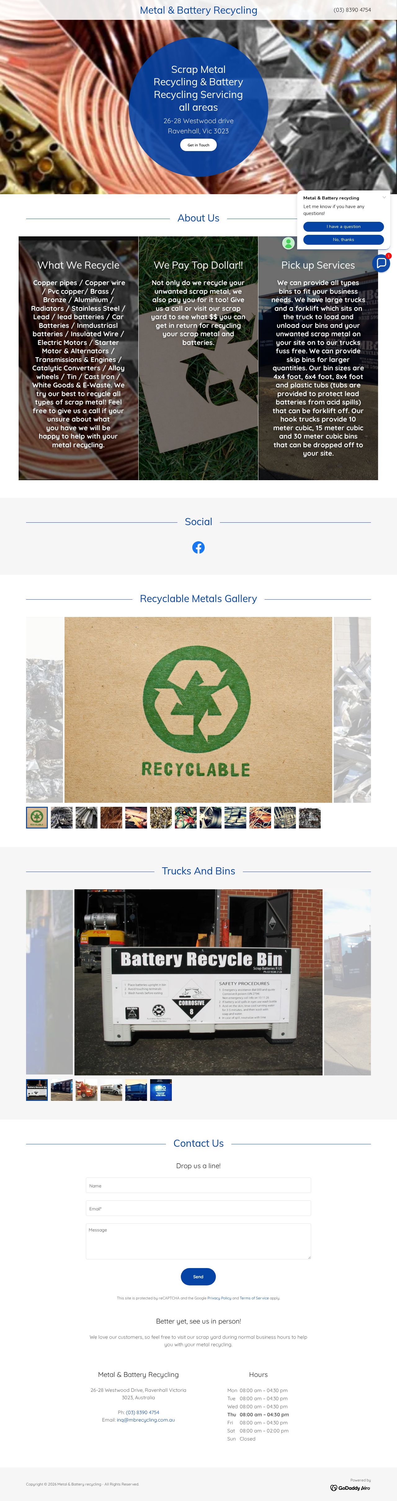 Mb Recycling website