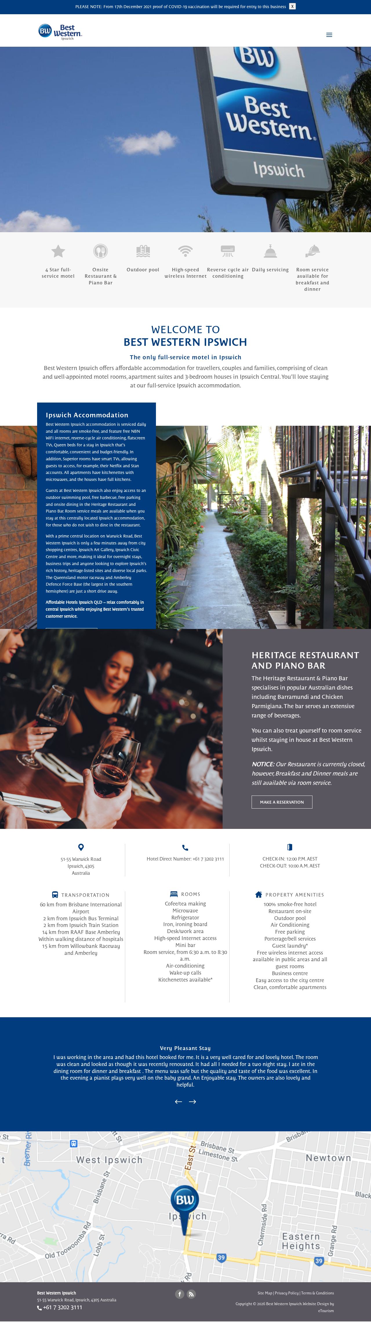 Best Western Ipswich website