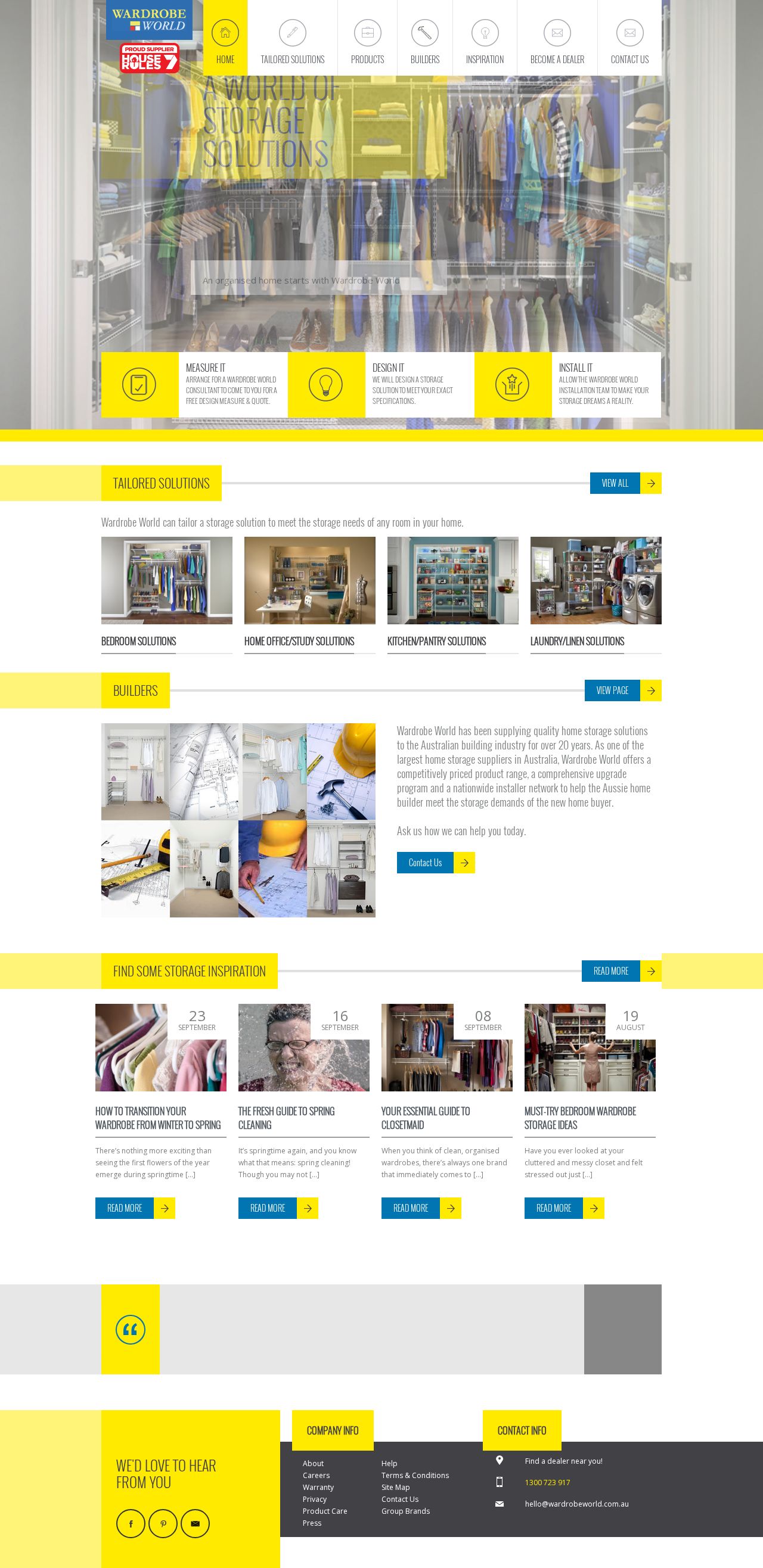 Wardrobe World website