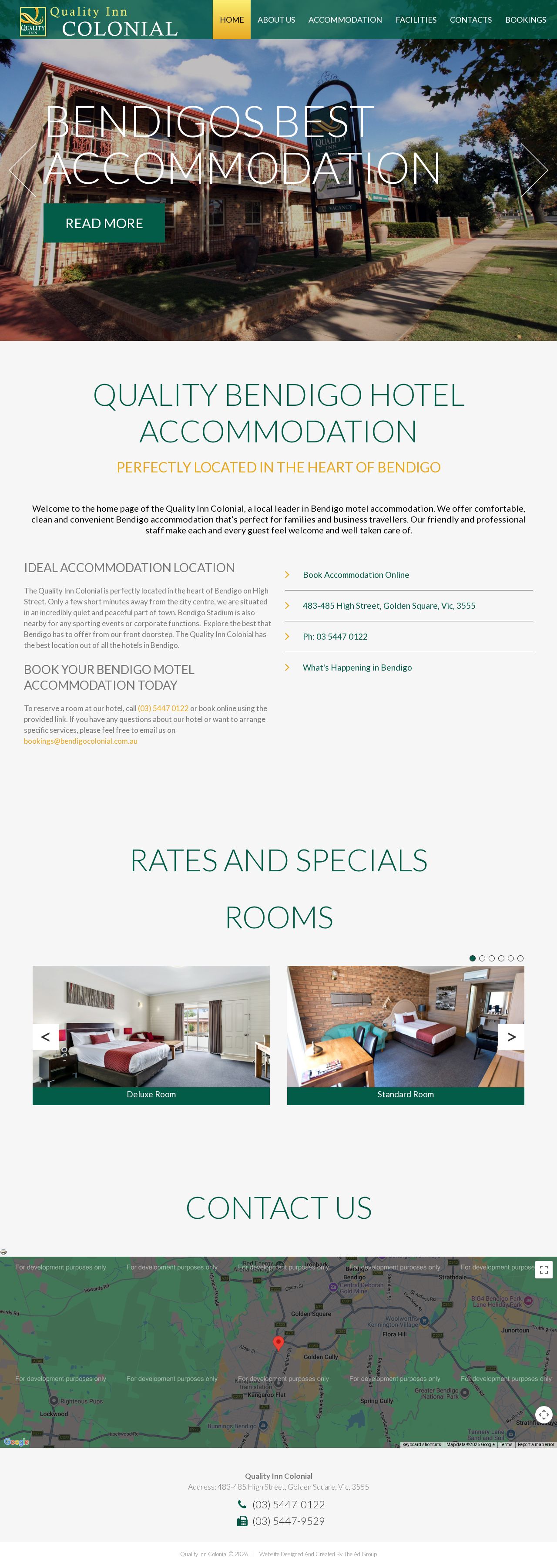 Quality Inn Colonial website