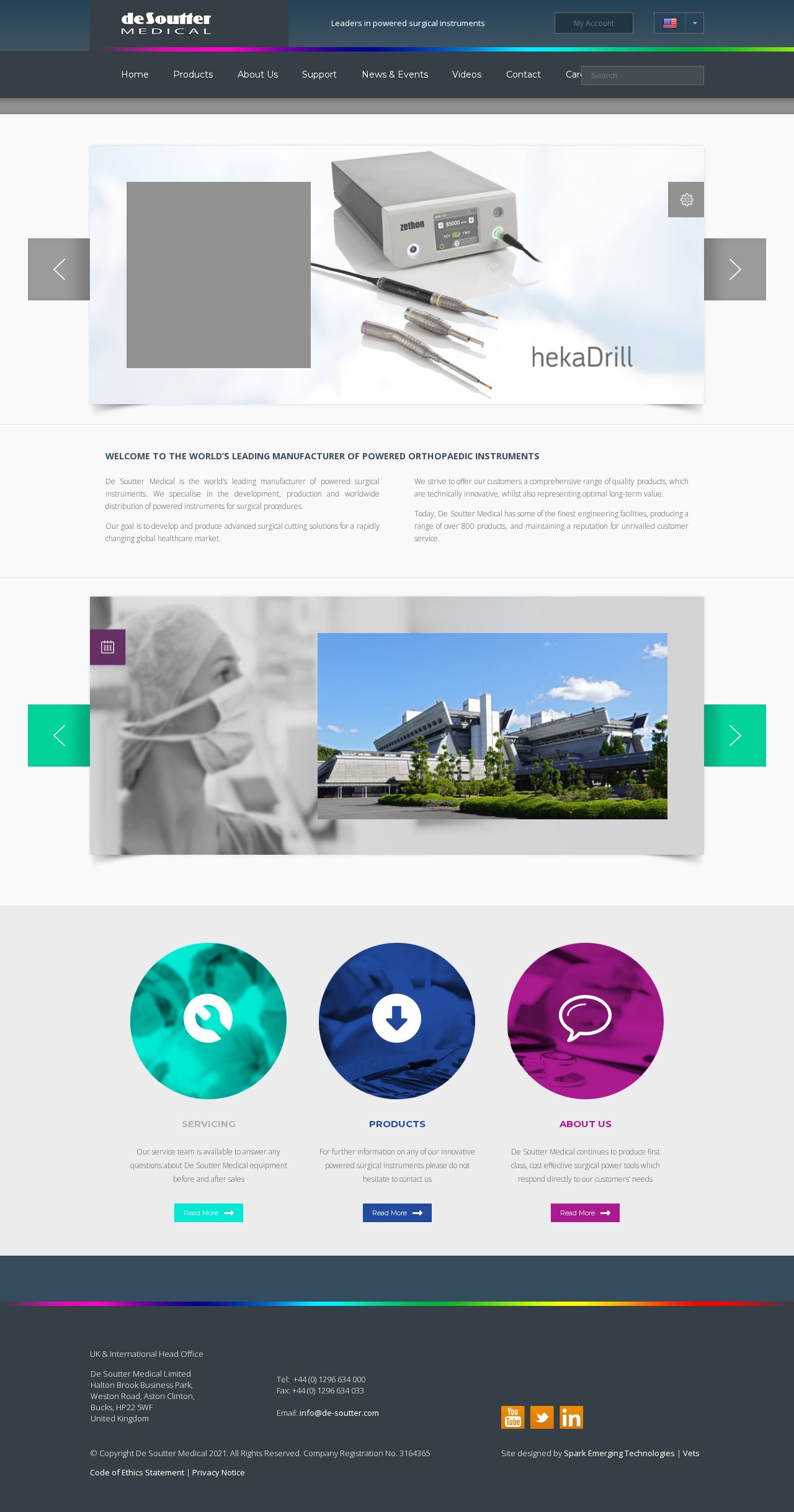 De Soutter Medical Australia Pty Ltd website