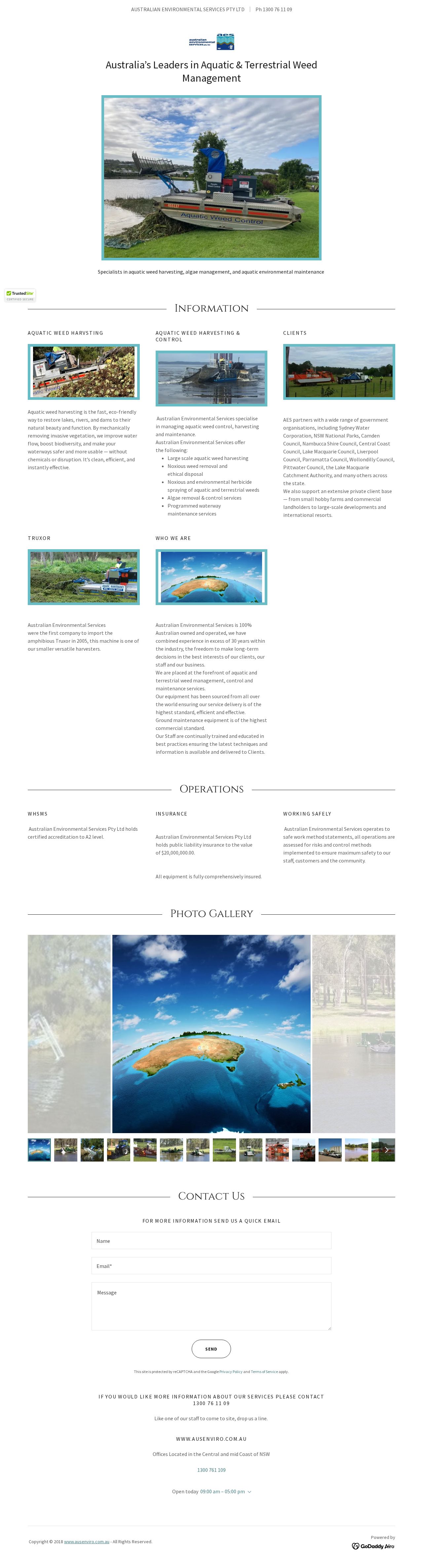 Australian Environmental Services Pty Ltd website