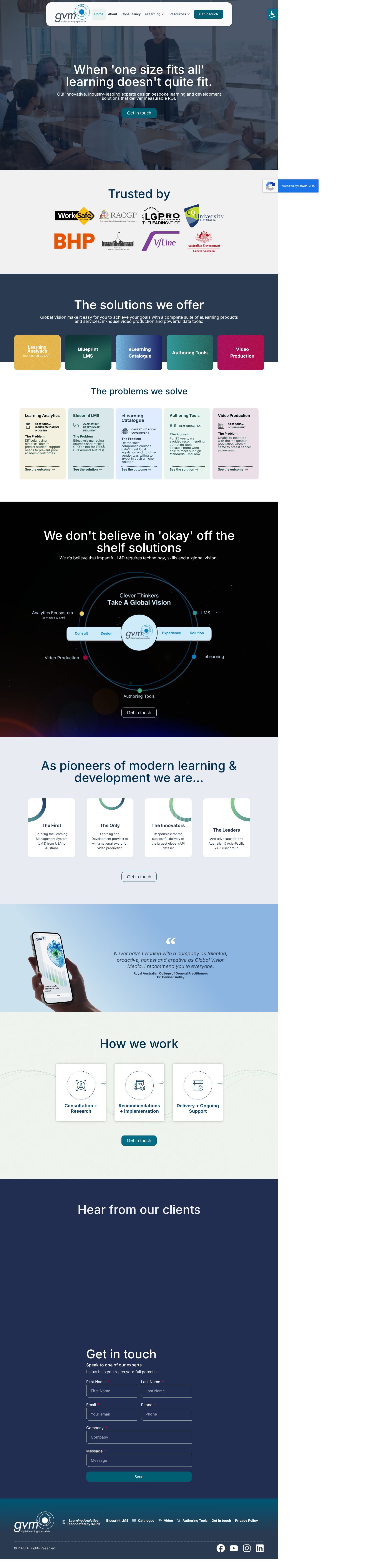 Global Vision Media website