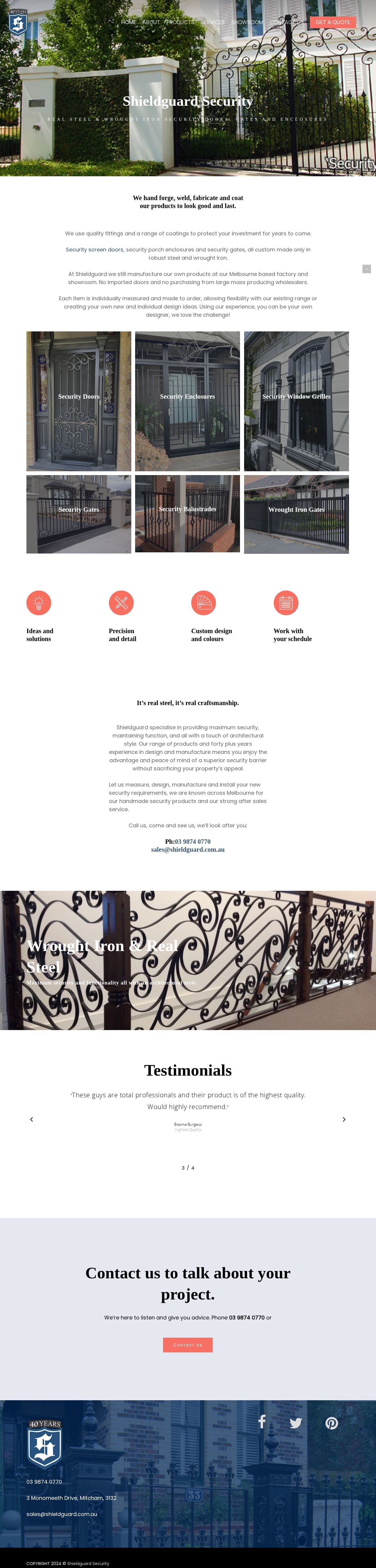 Shield Guard website