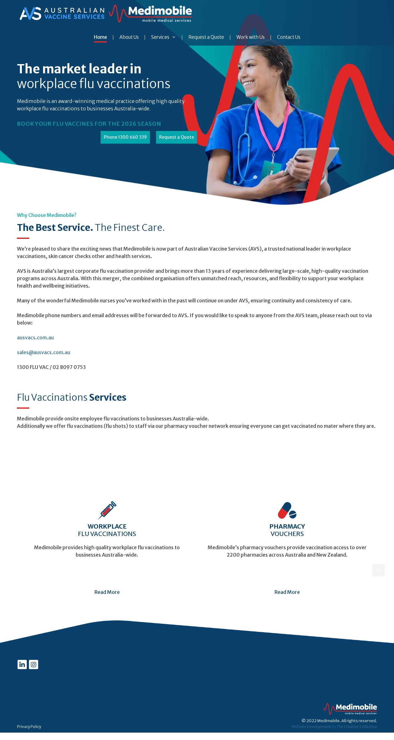 Medimobile Pty Ltd website