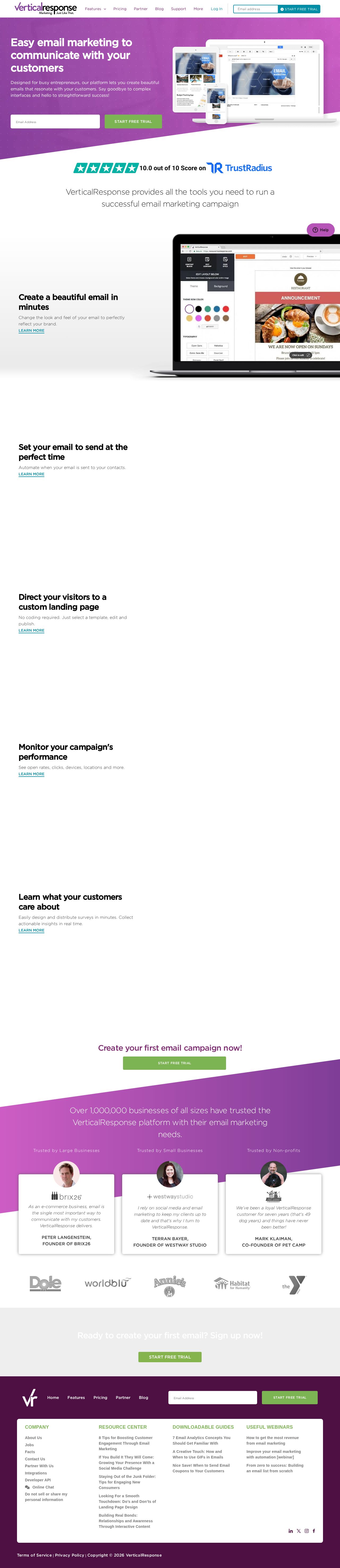 email marketing software website