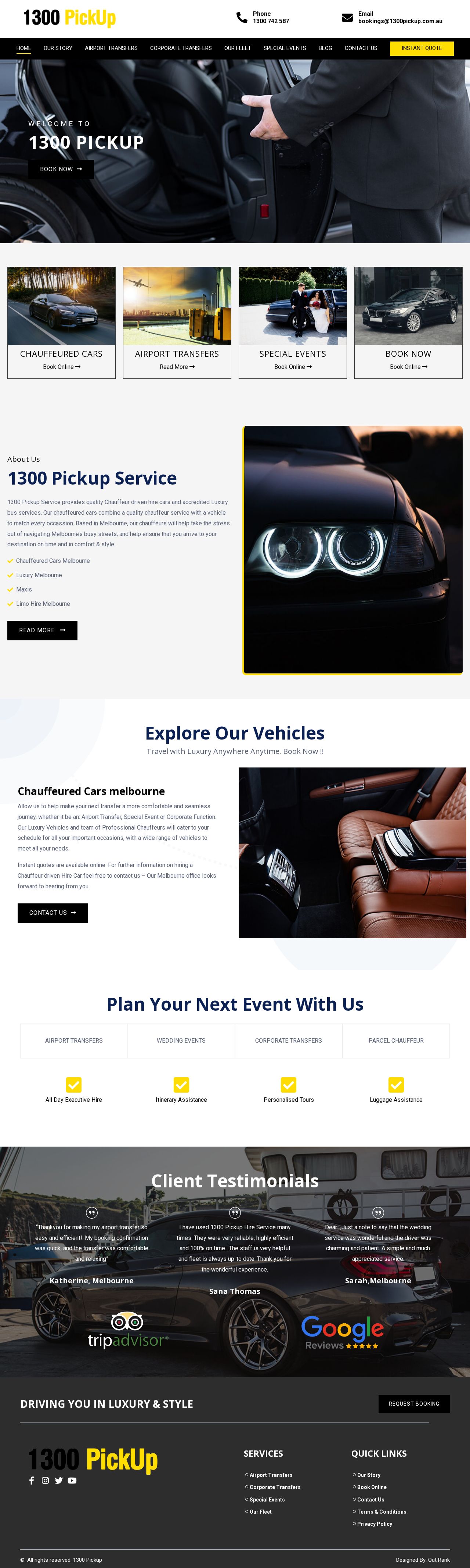 1300 PickUp website