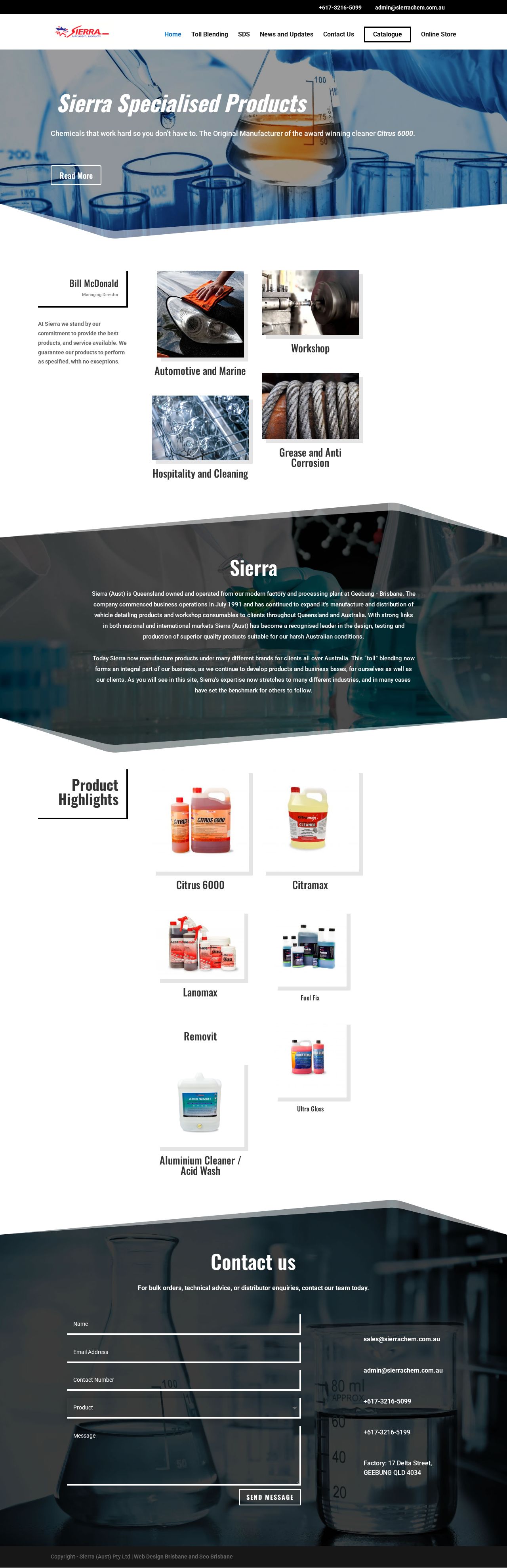 Sierra (Aust) Pty Ltd website