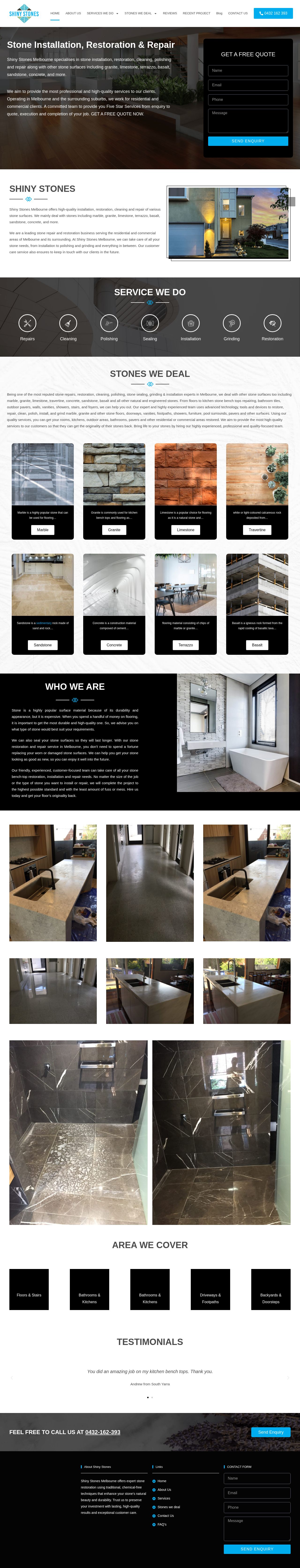 Marble Restoration Melbourne - Stone Restoration & Repairs website