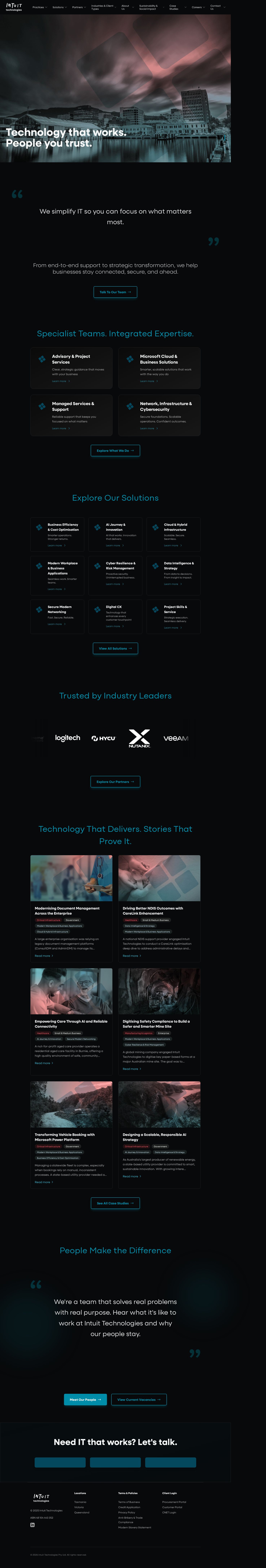 SureBridge IT website
