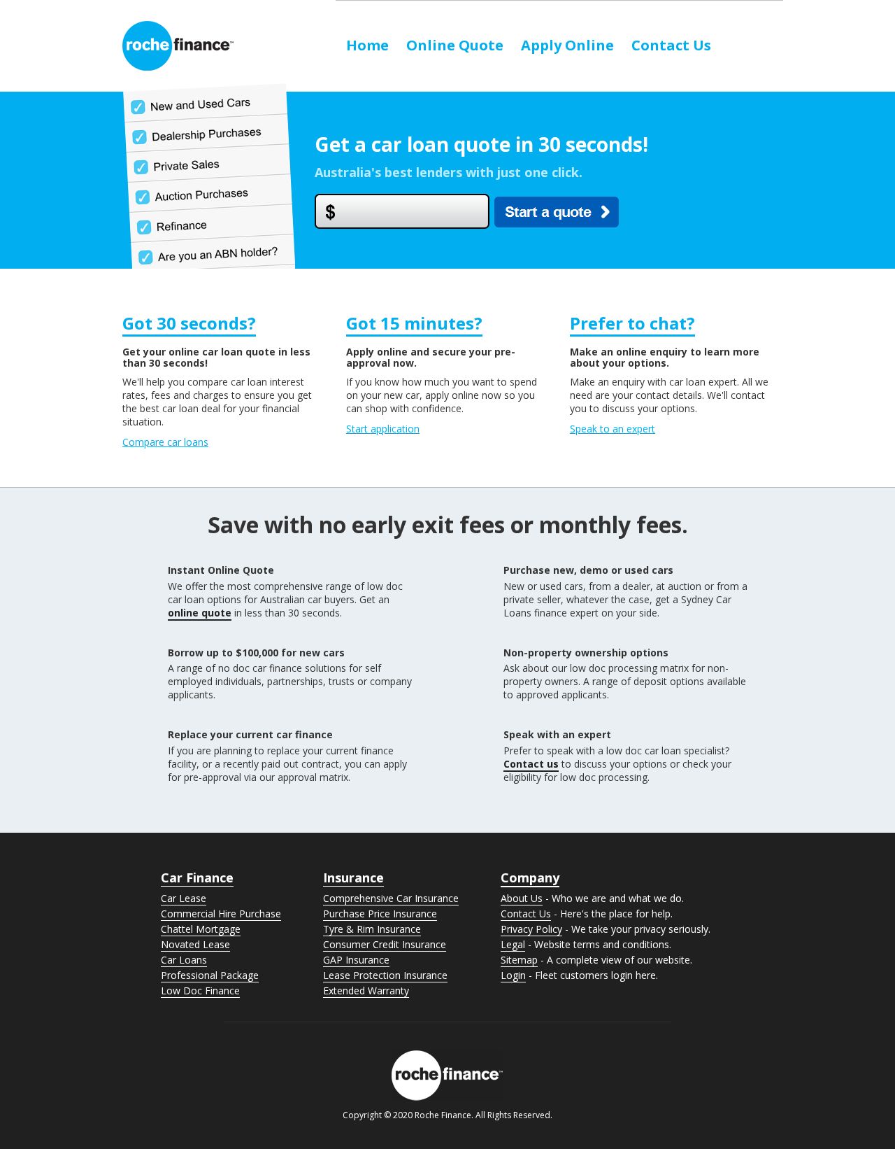 Roche Finance website