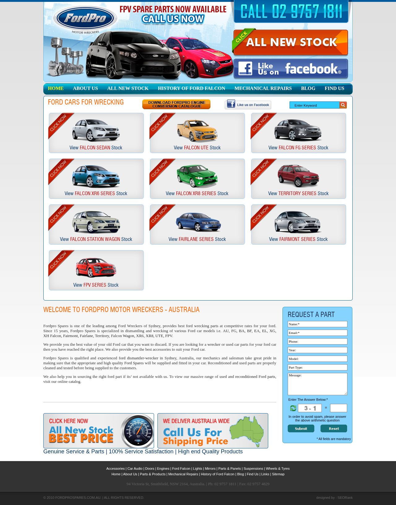 ForPro MotorWrekers website