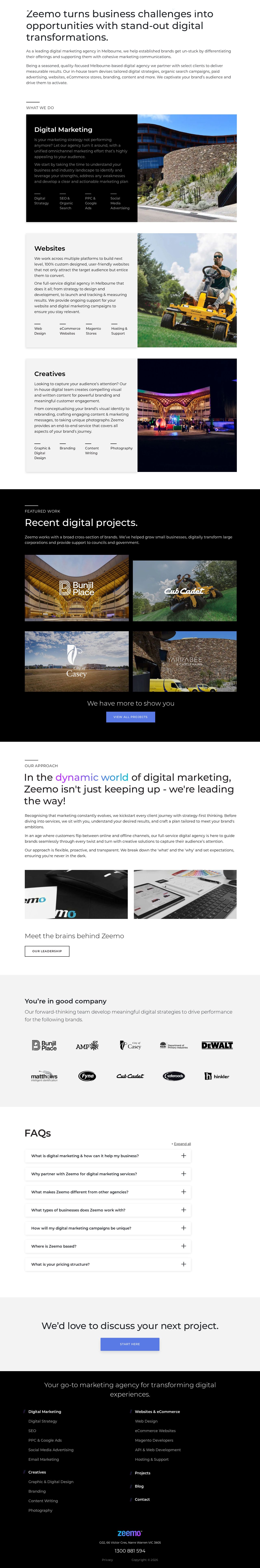 Zeemo website