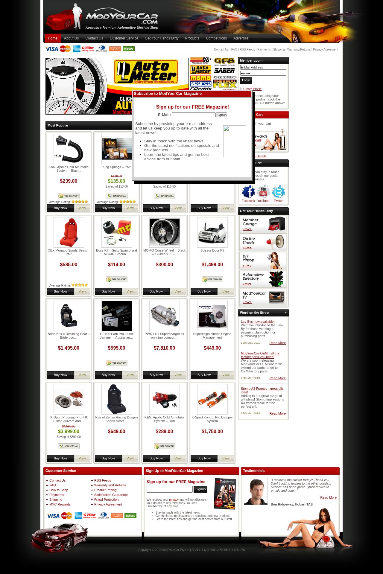 ModYourCar.com website