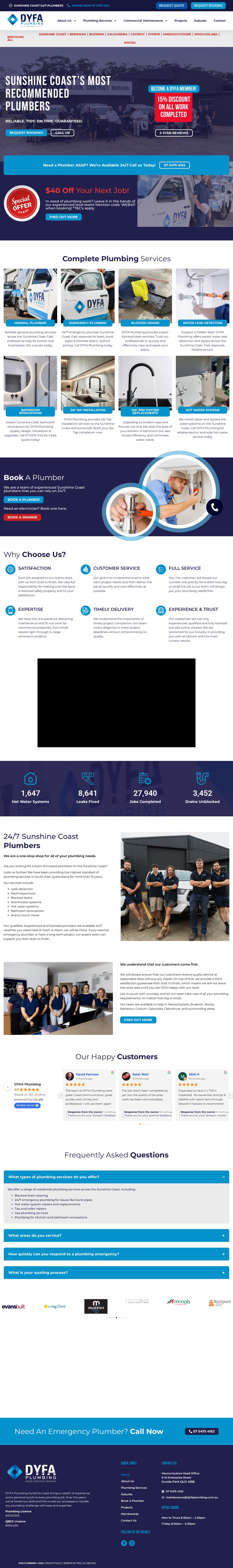 Plumbers 4 U website