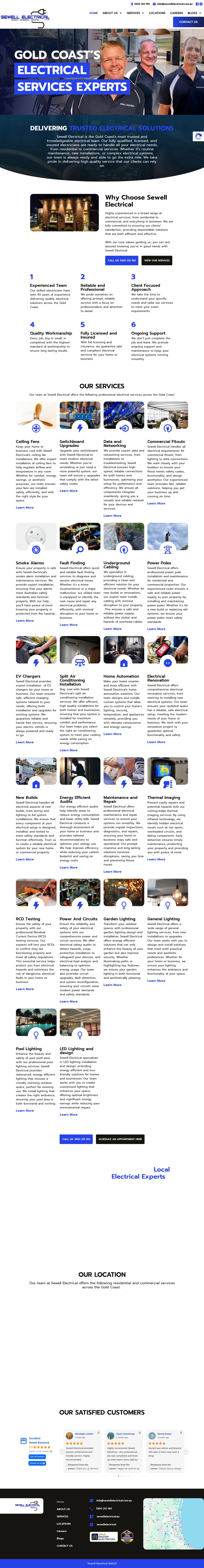 Sewell Electrical website