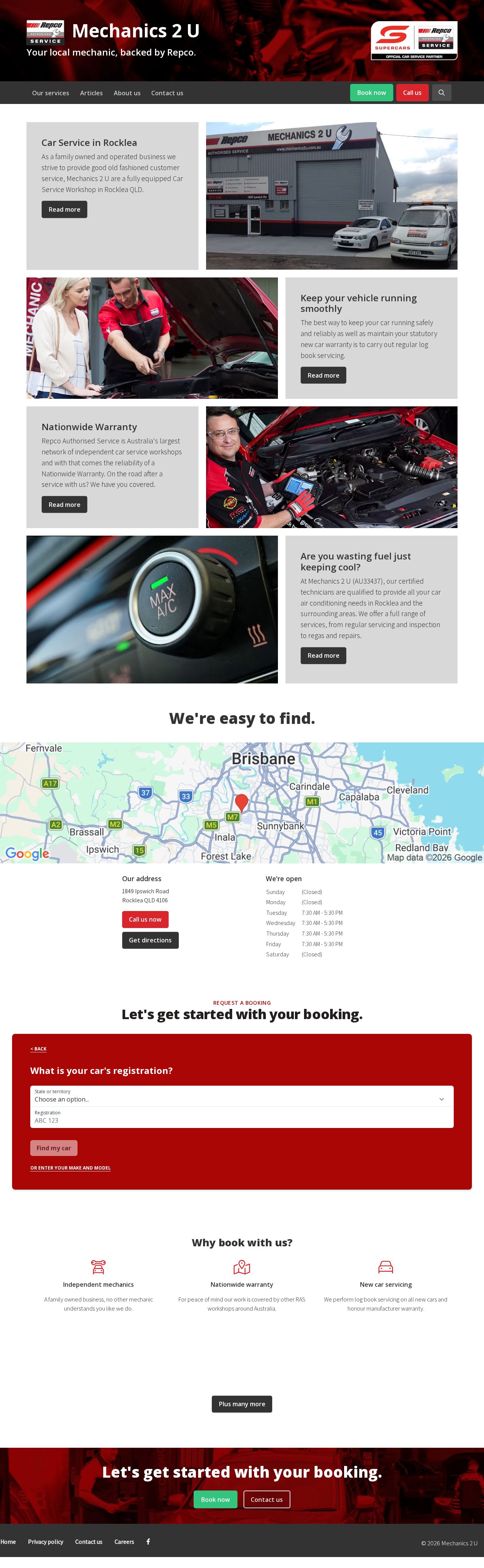 Mechanics 2U website