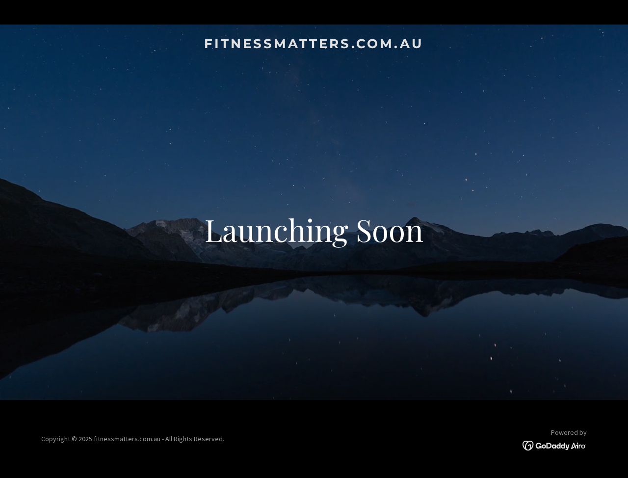 Fitness Matters Franchising website
