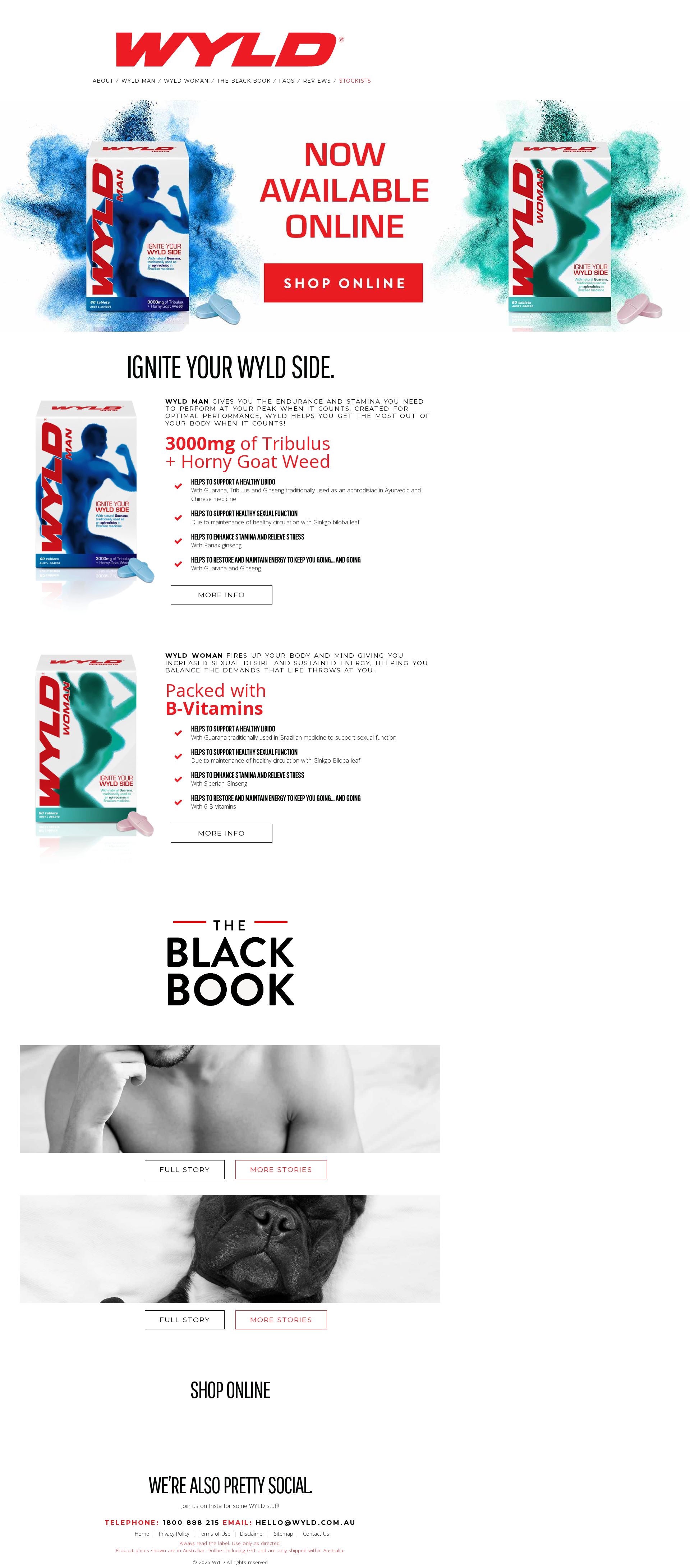 Wyld Man | Wyld Woman website