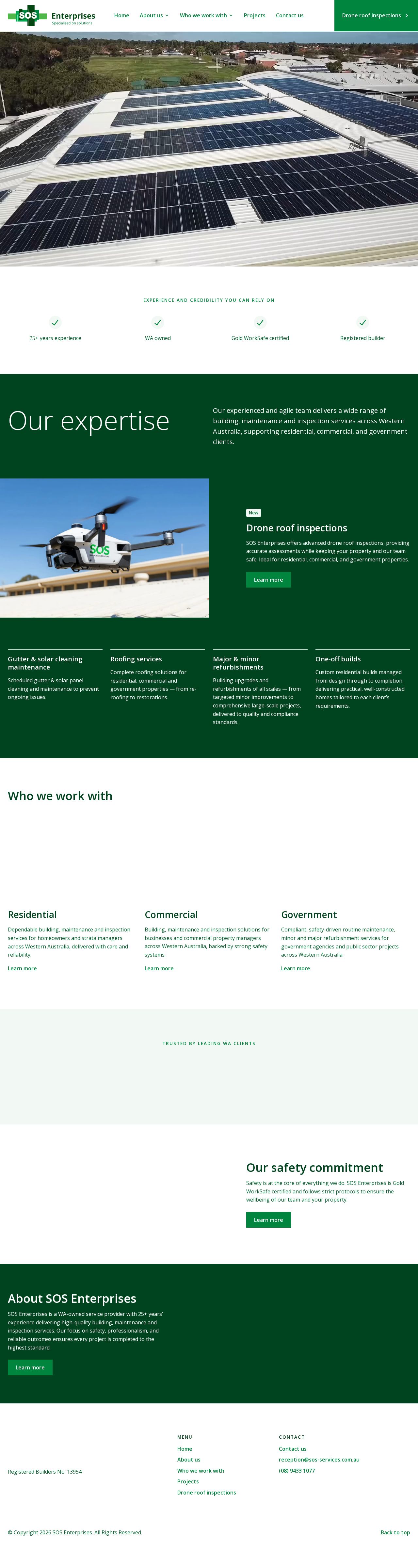 SOS Enterprises Pty Ltd website