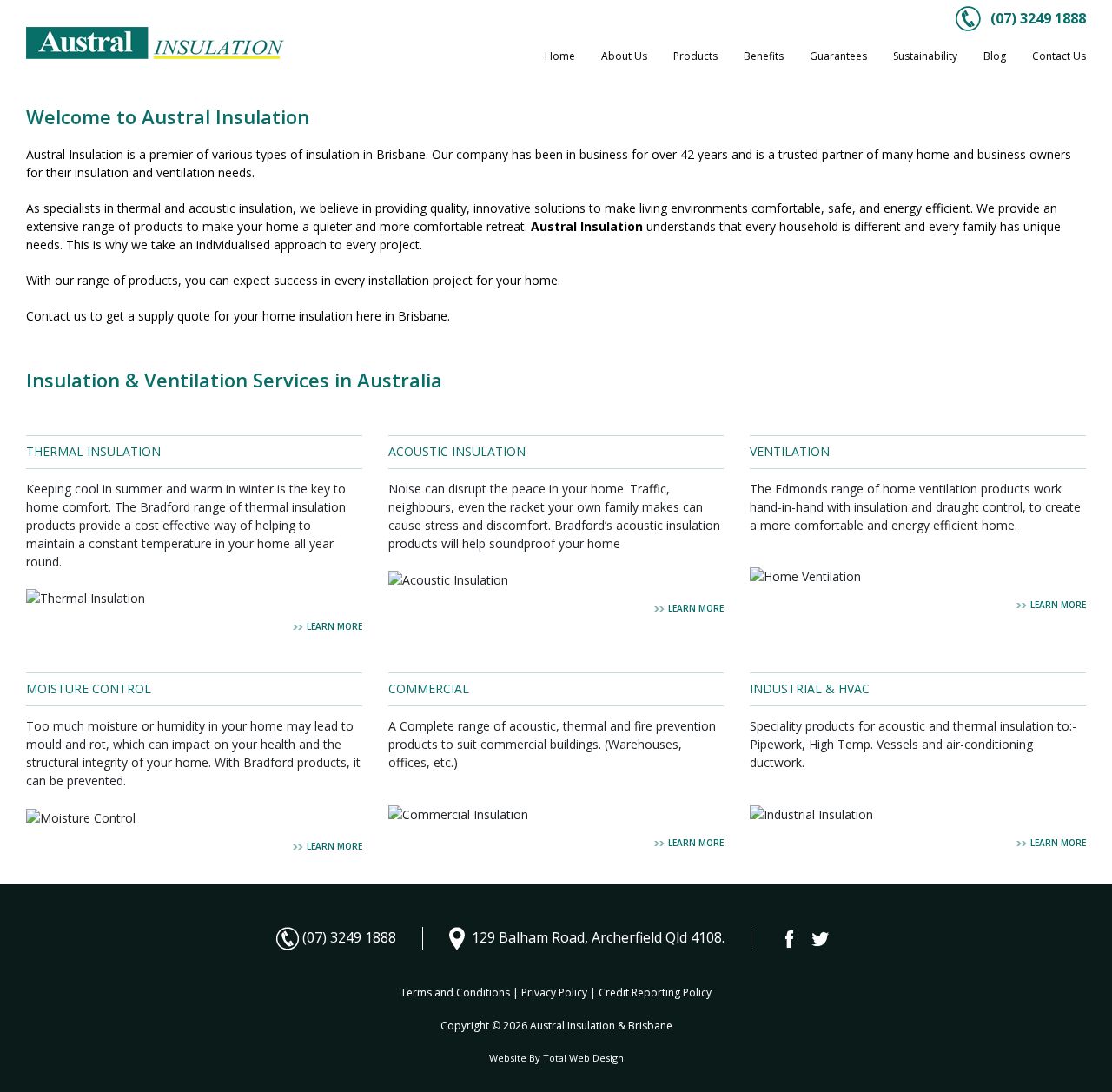 Austral Insulation website