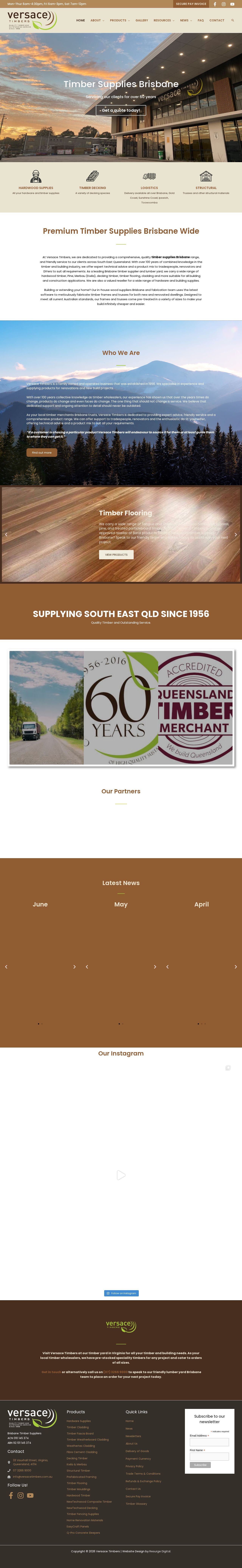Versace Timbers Pty Ltd website