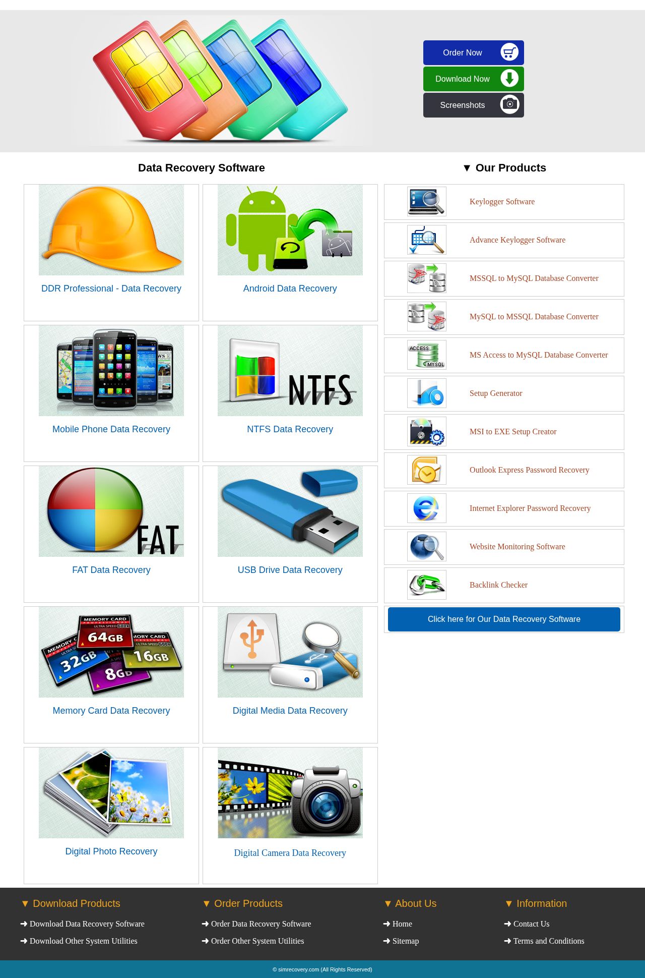 sim card sms recovery website