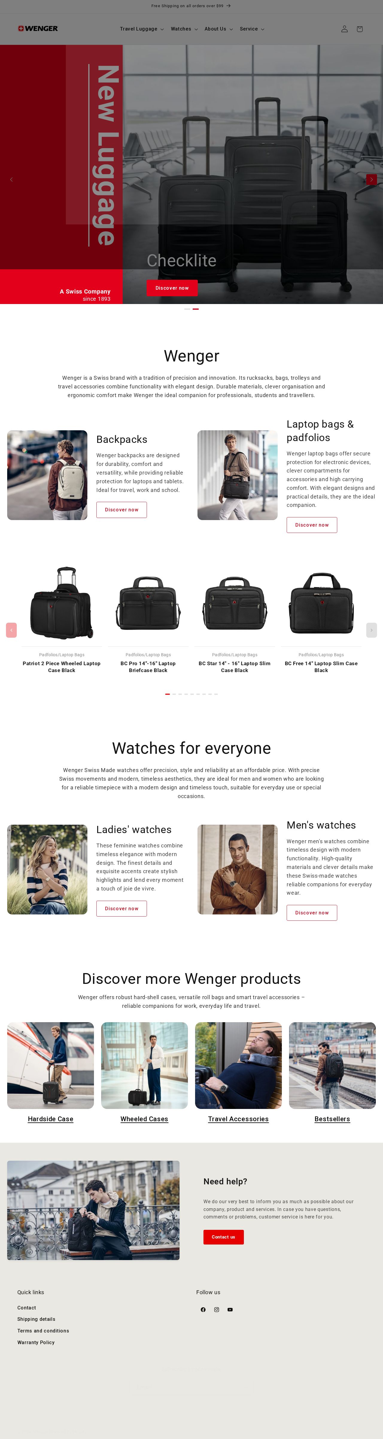 WENGER AUSTRALIA website