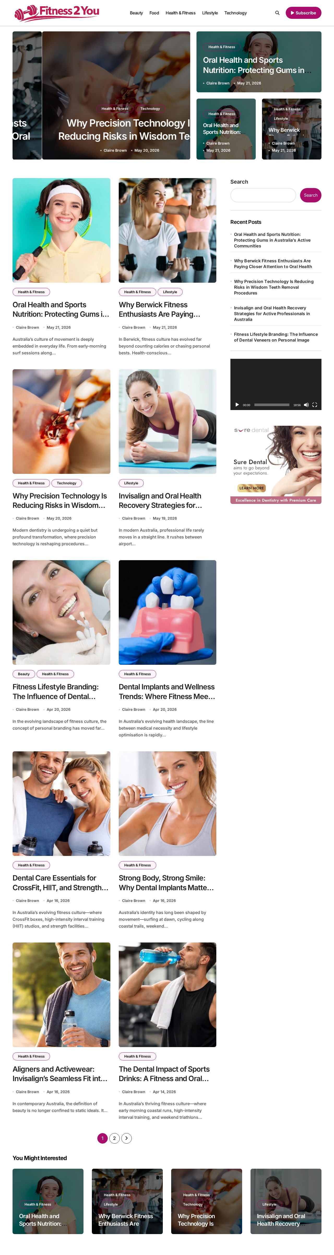 Personal Trainer Sydney website