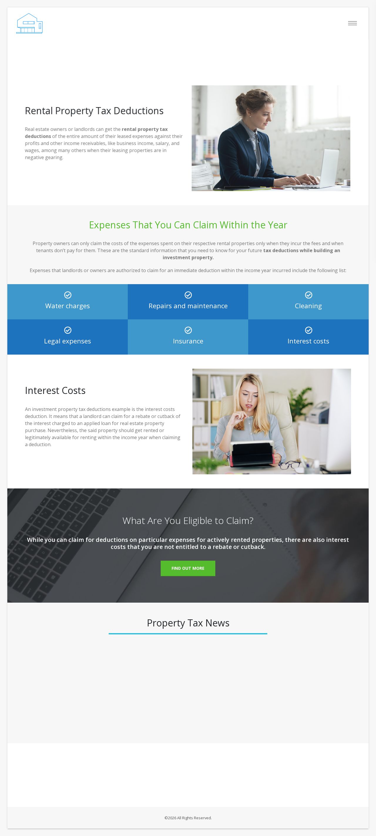 Budget Tax Depreciation website