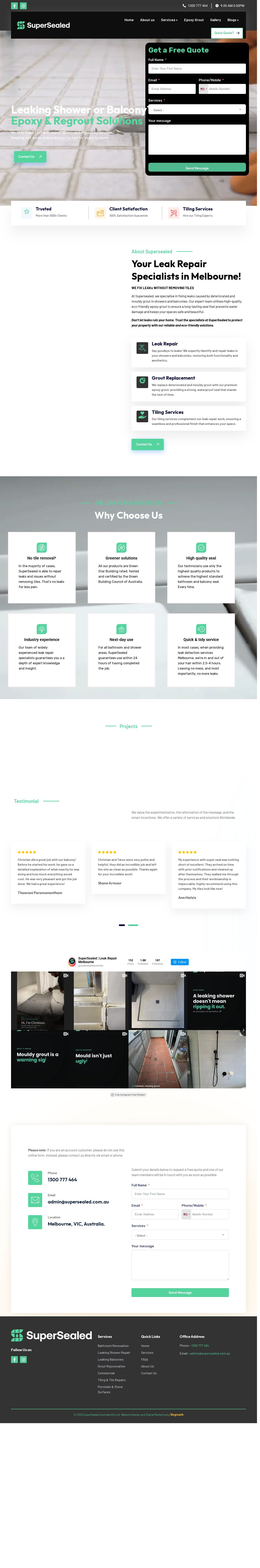 Supersealed website