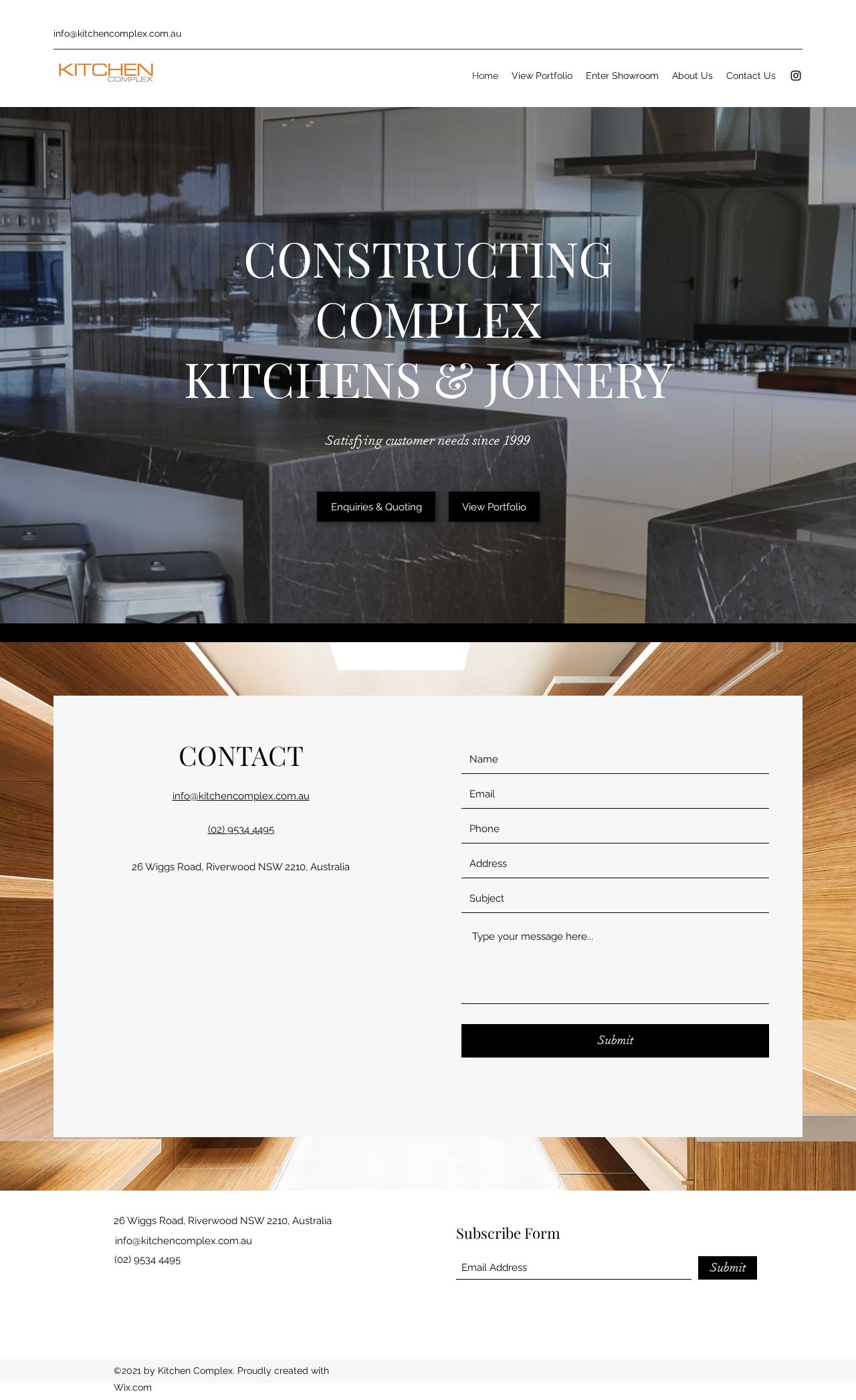 Kitchen Complex website