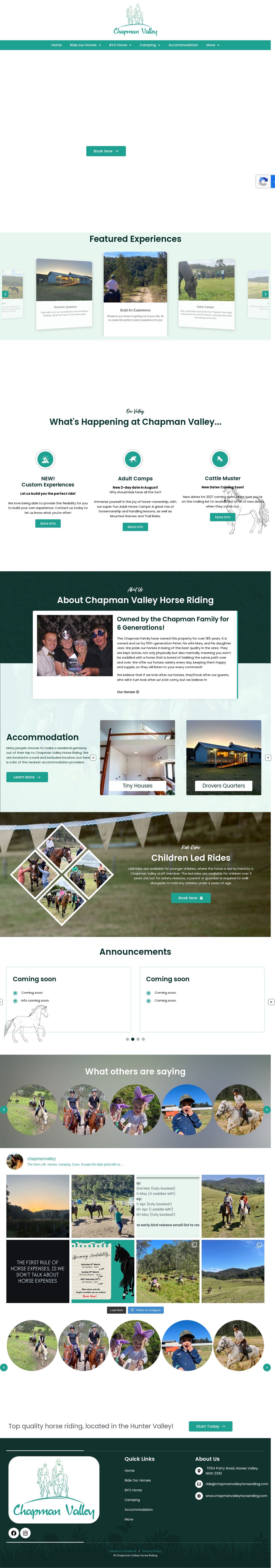 Horse Riding website