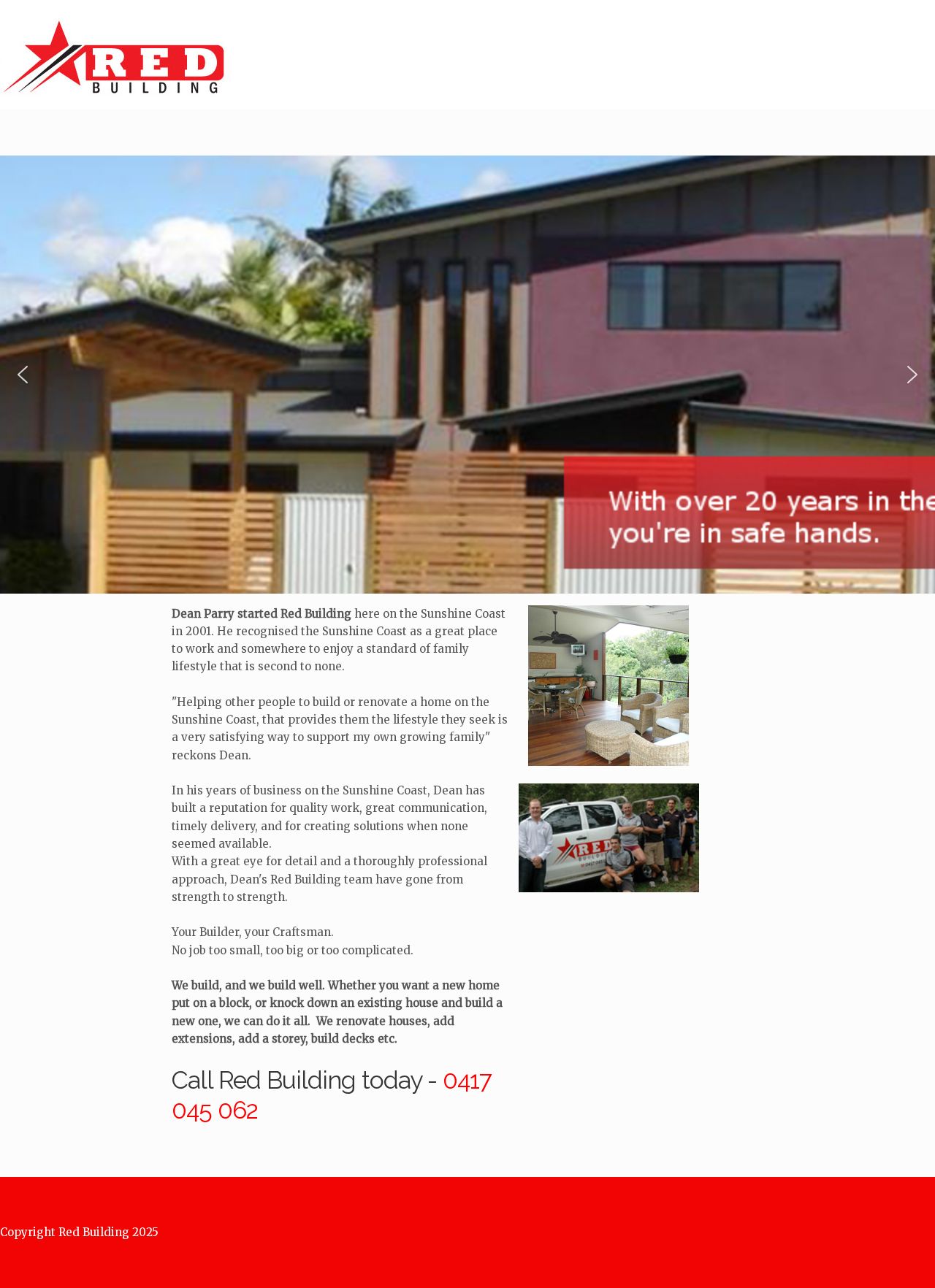 Red Building website
