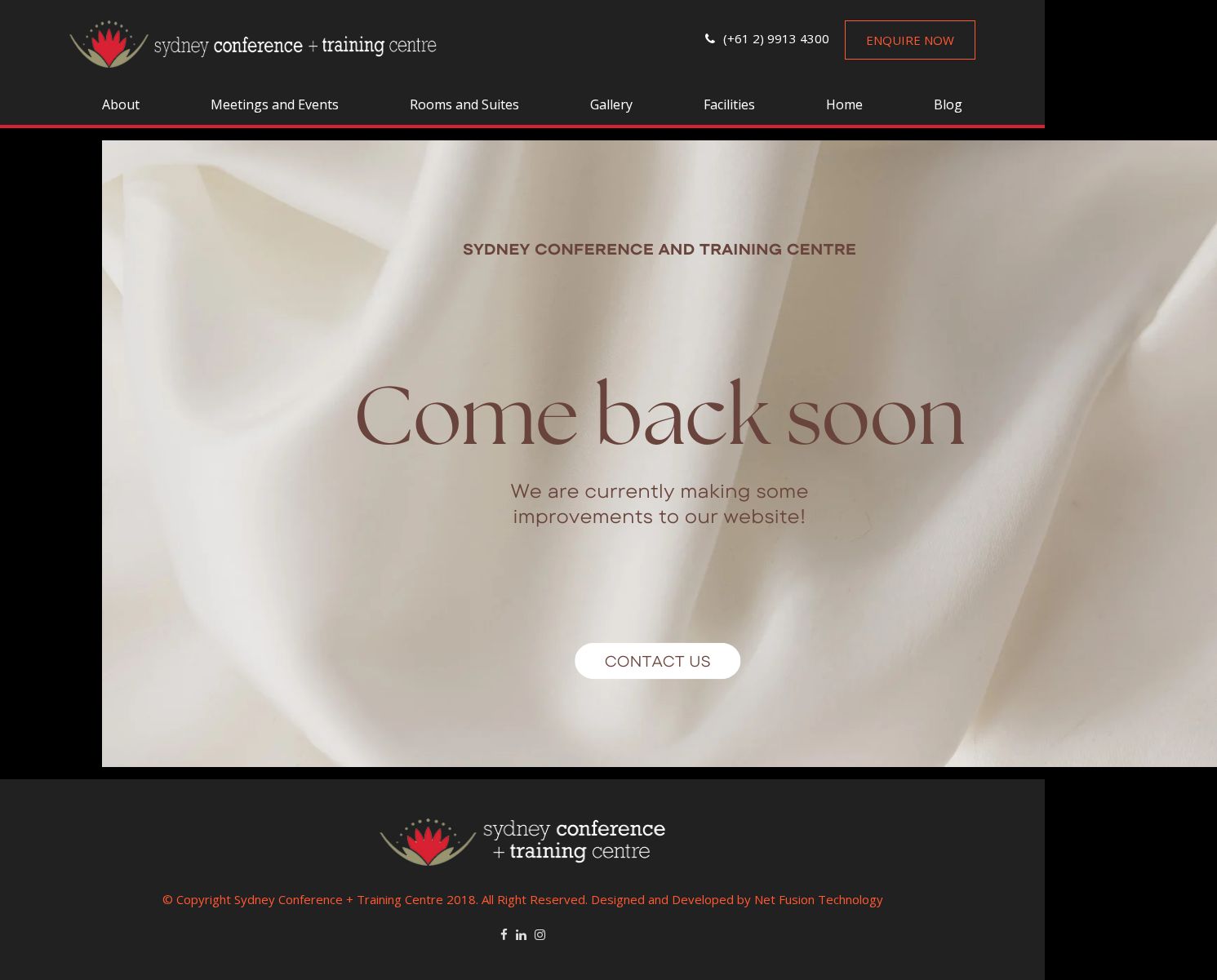 Sydney Conference & Training Centre website
