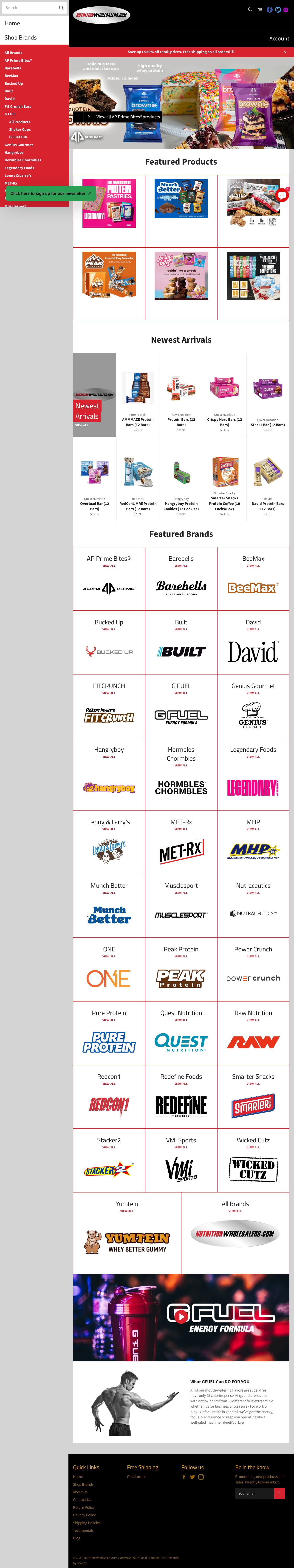 Bodybuilding Supplements website