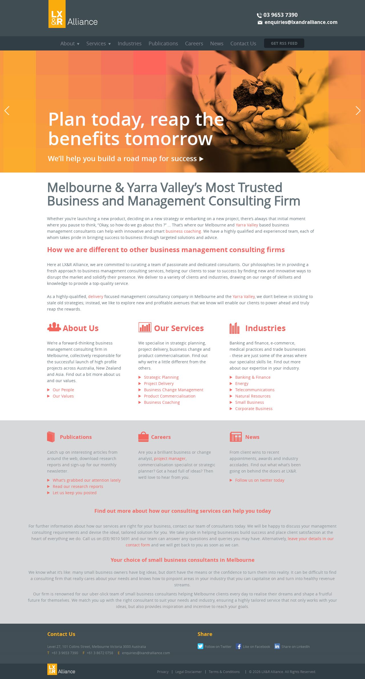 LX&R Alliance website