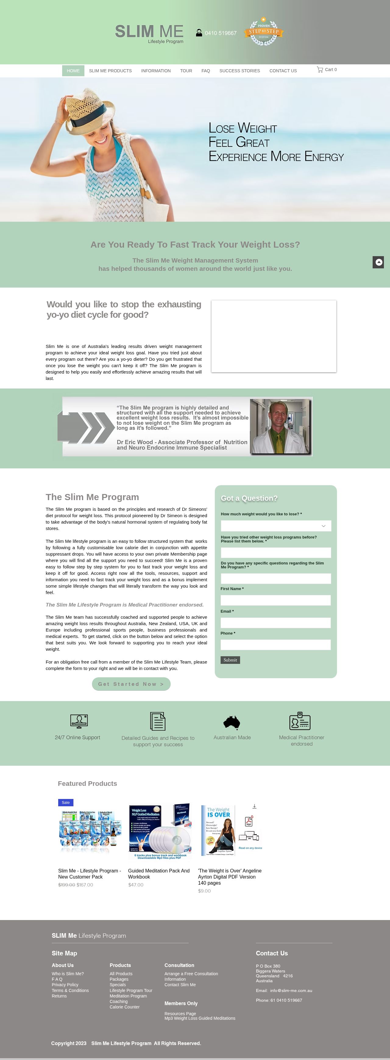 Slim Me website