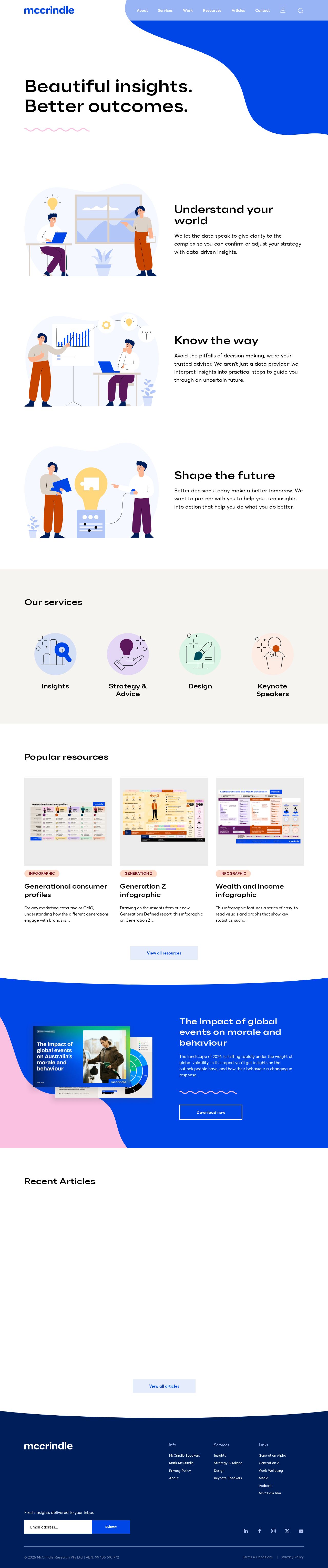 McCrindle Research website