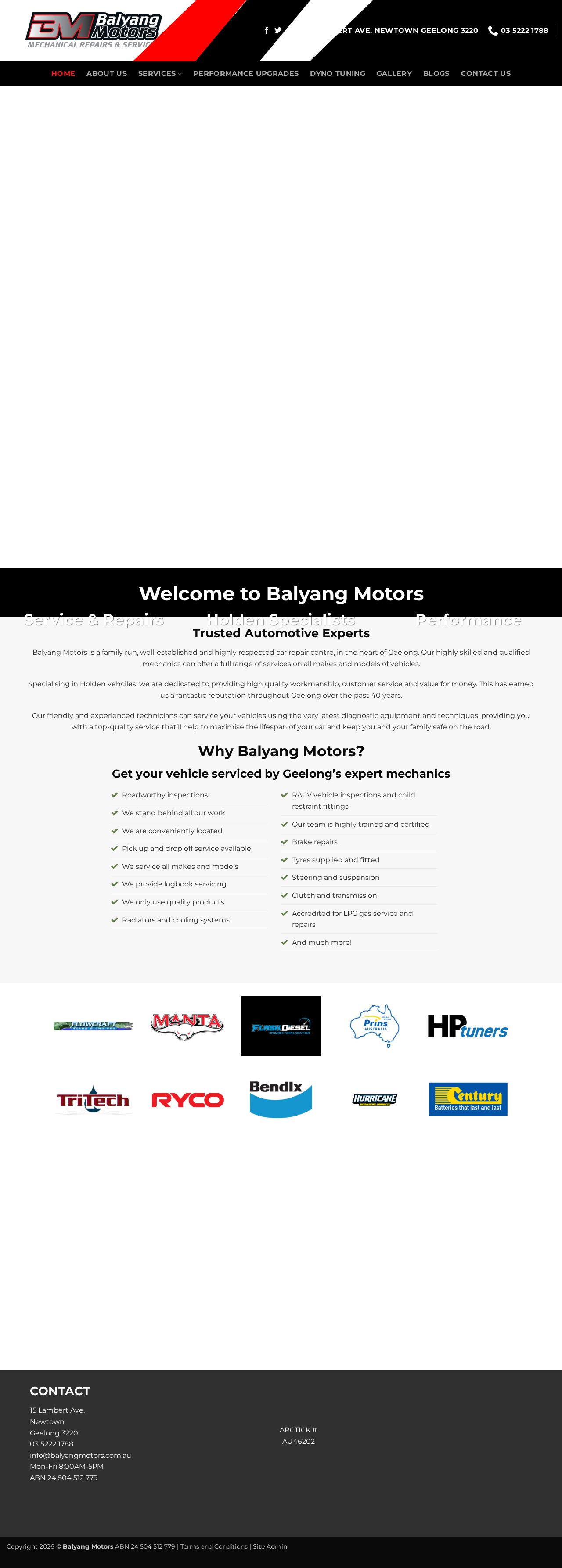 Balyang Motors website