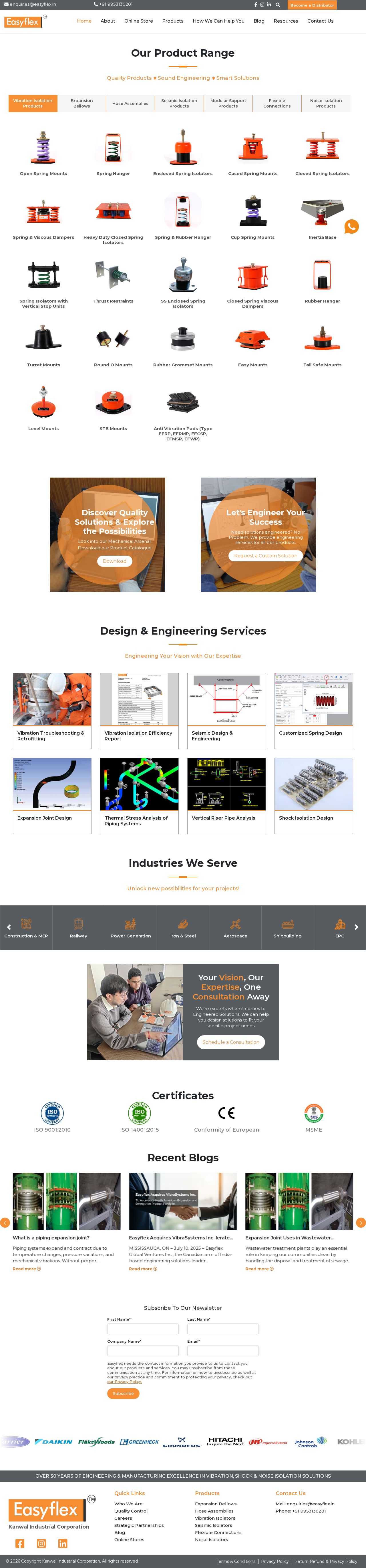 Easyflex ( Kanwal Industrial Corporation ) website