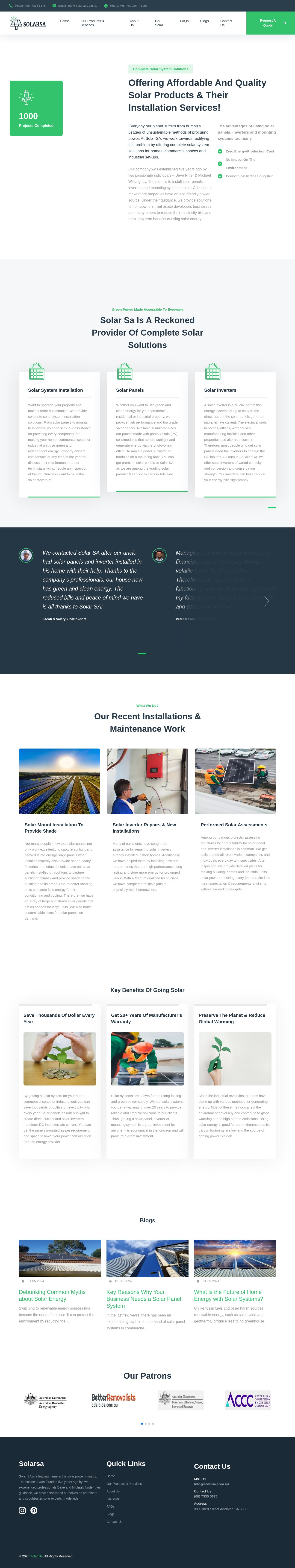 FGE Solar website