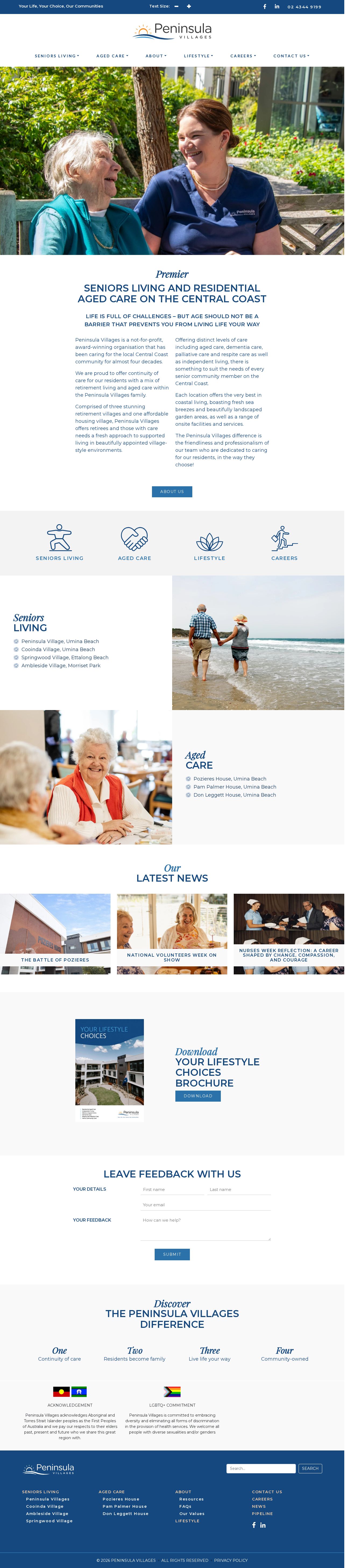 Peninsula Village website